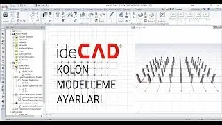 İDECAD 8.62 KOLON MODELLEME AYARLARI