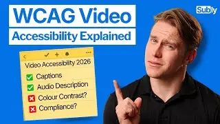 WCAG Video Accessibility Explained | Requirements and Before and After Example