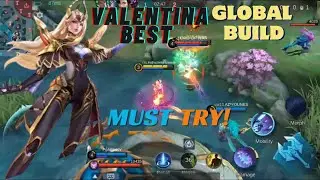 MLBB Valentina New Skin Gameplay Must Watch Game!