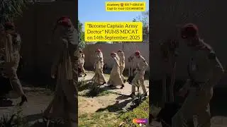Army Doctor ☺️/Pakistan Army/Army Medical College/NUMS MDCAT 2025/CMH/AMC/Army Doctor #army