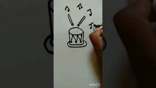 VERY EASY DRUM DRAWING