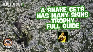 A Snake Has Many Skins Trophy Full Guide &ndash; METAL GEAR SOLID &Delta;: Snake Eater