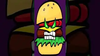 All FIRE IN THE HOLE BUT THEY FAST FOOD | GEOMETRY DASH ANIMATION