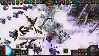 what even is path of exile anymore (purposeful harbinger + 5 herald interaction)