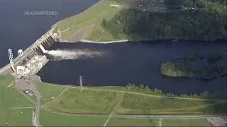 North Carolina dam releases floodwater after Hurricane Helene