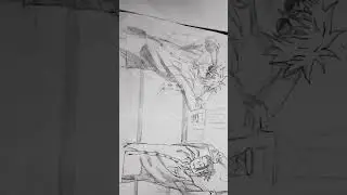 Gojoxgeto#pencilsketch #sketch #jjk #jjkedit #saturogojo #getosuguru #chill #anime #gojosaturoamv