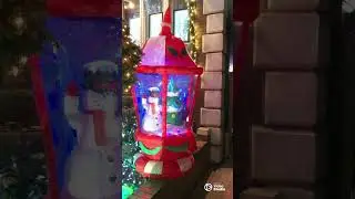 NYC Life , Snow Walk Christmas in Dyker Height Brooklyn, New York