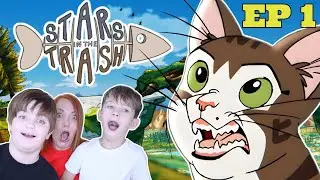 Stars In The Trash Gameplay: Lovely Cat Game for Kids | Kids Gaming with Ima and Jessy