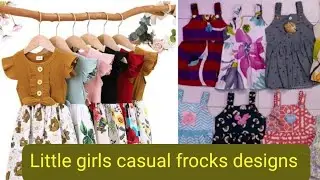 summer Comfortable Casual Little Girls Frocks Designs 2023/Baby girls  dress design ،Tops designs