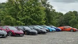 McClaren motor club owner's supercars parked up at The Coniston Hotel