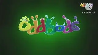 Oddbods Ending Jingle Green & Dark Green Screen