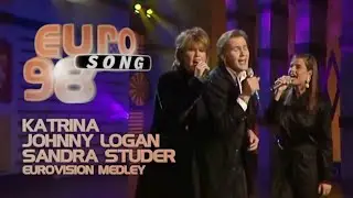 Katrina, Johnny Logan & Sandra Studer - Eurovision Medley | Interval Act | Swiss Eurosong 1998