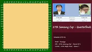 [EN/FR] 27th Samsun Cup - 3rd round : Choi Jung vs Yang Dingxin