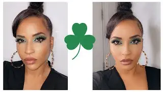 MAKEUP REVOLUTION LONDON MAXI RELOADED MONSTER MATTES | ST PATRICK'S DAY| GREEN EYESHADOW! Amoya Rae