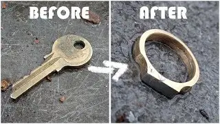 How to make a ring from key