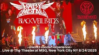 Babymetal Black Veil Brides & Bloodywood LIVE @ The Theater Madison Square Garden New York City 2025