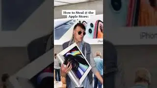 How to Steal from the Apple Store be like✨ #satire #comedy #themannii