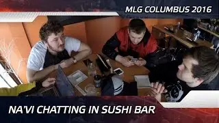 Na'Vi Chatting in Sushi Bar @ MLG Columbus 2016 (ENG SUBS)