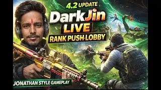 BGMI LIVE 🔴 Jonathan style | rush game play | DarkJin Live |