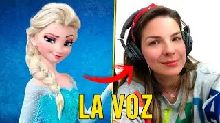 La voz detrás de Elsa / 5 voces  detrás de frozen 2