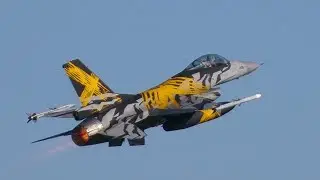 F-16 THUNDER TIGERS Jetdisplay Belgian Airforce Days 2023 Airbase Kleine-Brogel