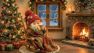 Miniature Fantasy Sleep Music 😴| Cozy Felt Piano for Deep Sleep| Quiet Hearthside Winter Night