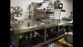 Термоформовочная линия с вакуумизатором  Скорость работы 11 12 циклов в минуту