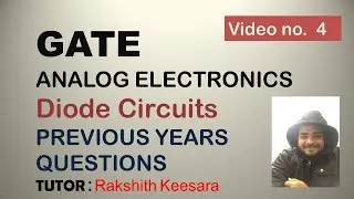 GATE-Analog Electronics-Diode circuits-previous years problems