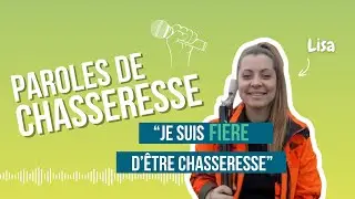 Lisa,  chasseresse, passionnée de chasse au sanglier