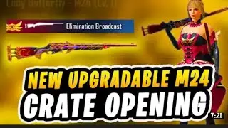 NEW M24 LADY BUTTERFLY MAXED | 8000 UC CRATE OPENING |  SUNLORD GAMING