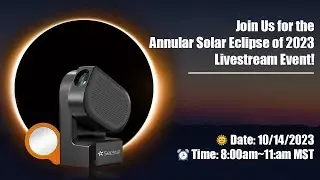 ZWO Annular Solar Eclipse 2023 Livestream