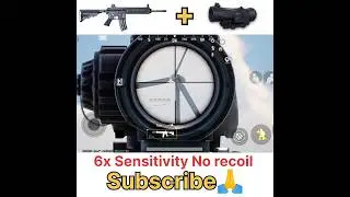 Bgmi M416 6x No recoil Sensitivity😱🔥 #bgmi​​ #bgmitipsandtricks​​#shorts​​ #pubgmobile​​