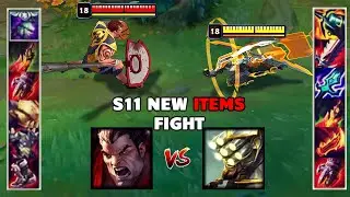 DARIUS vs MASTER YI S11 NEW ITEMS FULL BUILD FIGHTS & Best Moments!