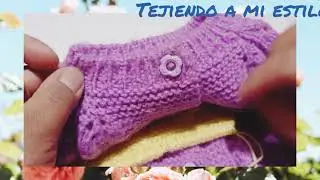 abrigo para ni&ntilde;as tejido a dos agujas con rangla de hojas ( parte 1/2)