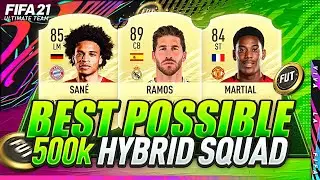 FIFA 21 | MOST OVERPOWERED BEST POSSIBLE 500K HYBRID EVER!💪✅| 500K META TEAM | FUT 21 SQUAD BUILDER