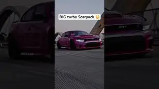 BIG Turbo Scatpack sounds so good 😨 #turbo #scatpack #boosted #srt #widebody