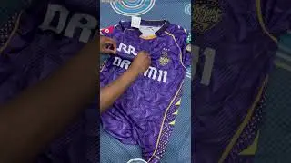 KKR jersey unboxing 2025 from Fancode at Rs. 999 only #fancode #kkrjersey #kkr #unboxing #jersey
