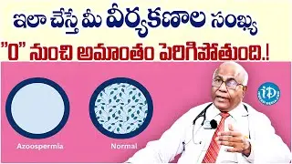 5 Home Remedies To Increase Sperm Quality | Natural Ways To Improve Sperm Quality | Dr CL Venkat Rao