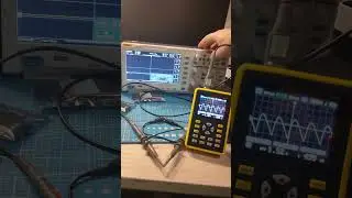 Осциллограф 5012H проверяю на генераторе осциллографа 1014D D и все на аккумуляторах 21.10.2025