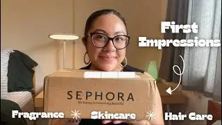 Sephora Haul 2025 First Impressions| Laneige, Glossier, Innisfree, & more!