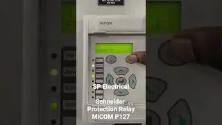 HT Protection Relay #schneider #engineering #overcurrent #alarm #micom #electricalequipment