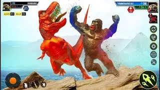 Play with Angry Gorilla & Dinosaur City Rampage & Animal Attack Game City Rescue