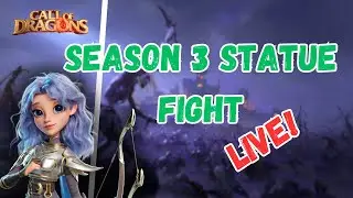 SEASON 3 STATUE FIGHT CALL OF DRAGONS LIVE (F2P ARCHER MAIN GAMEPLAY)