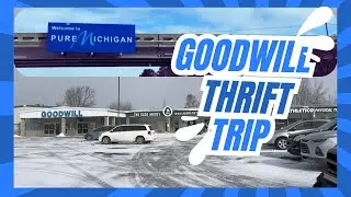 Thrifting in Michigan! Come along with us as we thrift at one of my favorite goodwills.