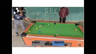 Zimzi Vs Nephy on ANAZA 8 BALL POOL LEAGUE
