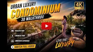 Urban Luxury Condominium | 4K Ultra-Realistic 3D Walkthrough by Yantram Studio India
