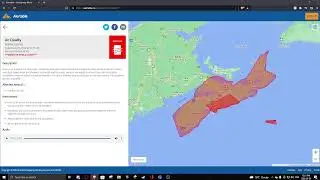 Nova Scotia Province-Wide Air Quality Warning Alert
