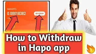 How to withdraw online money in Hapo app