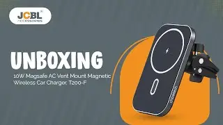 Choetech10W Magsafe AC VentMount Magnetic Wireless CarCharger for iPhone||Unboxing||JCBL Accessories