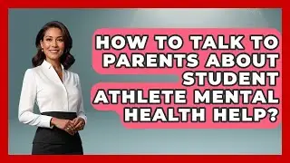 How To Talk To Parents About Student Athlete Mental Health Help? - Student Athlete Central